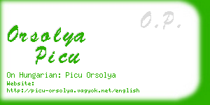 orsolya picu business card